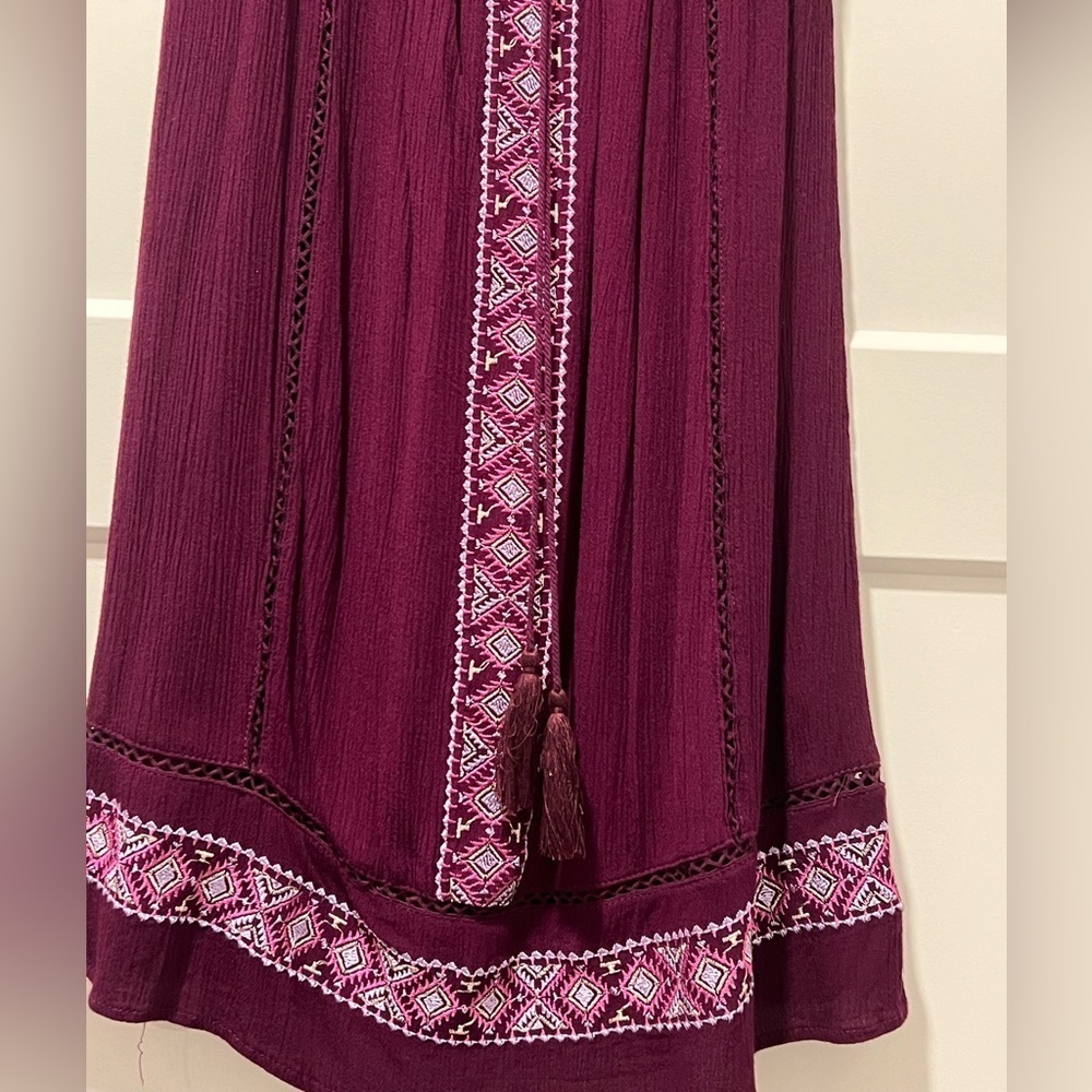 Francesca's Collections Purple Relaxed Embellished Dress - Picture 2 of 3